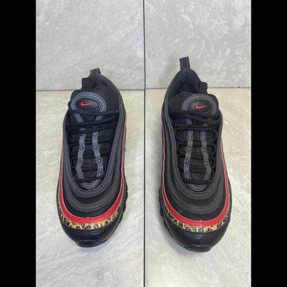 Nike Shoes - Nike Air Max 97 Leopard Pack Black Size 6.5
